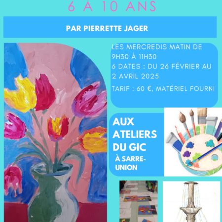 Flyer peinture jeunes 2025