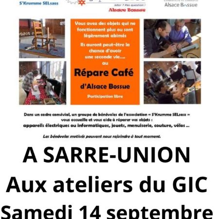 affiche REPAIR CAFE GIC